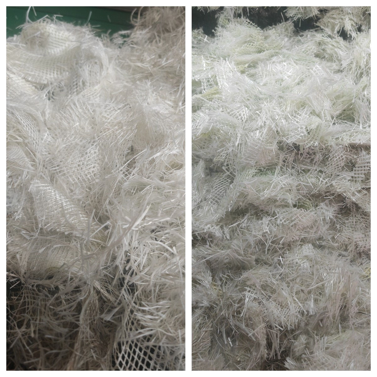 玻璃纖維網(wǎng)格布切塊效果