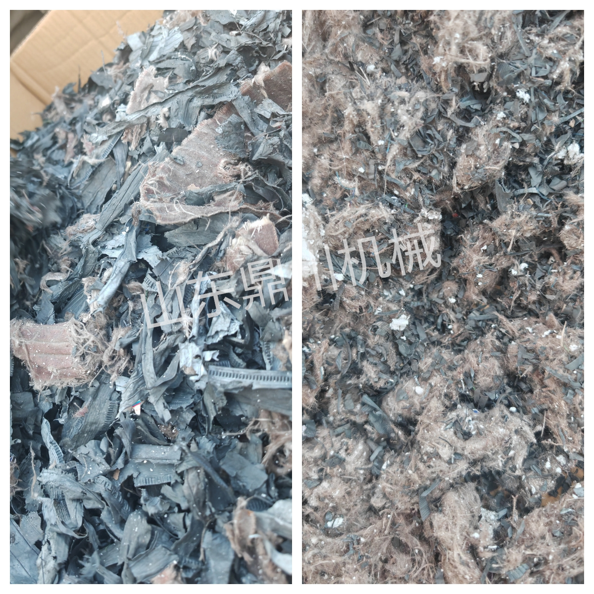 塑料塊廢料粉碎效果