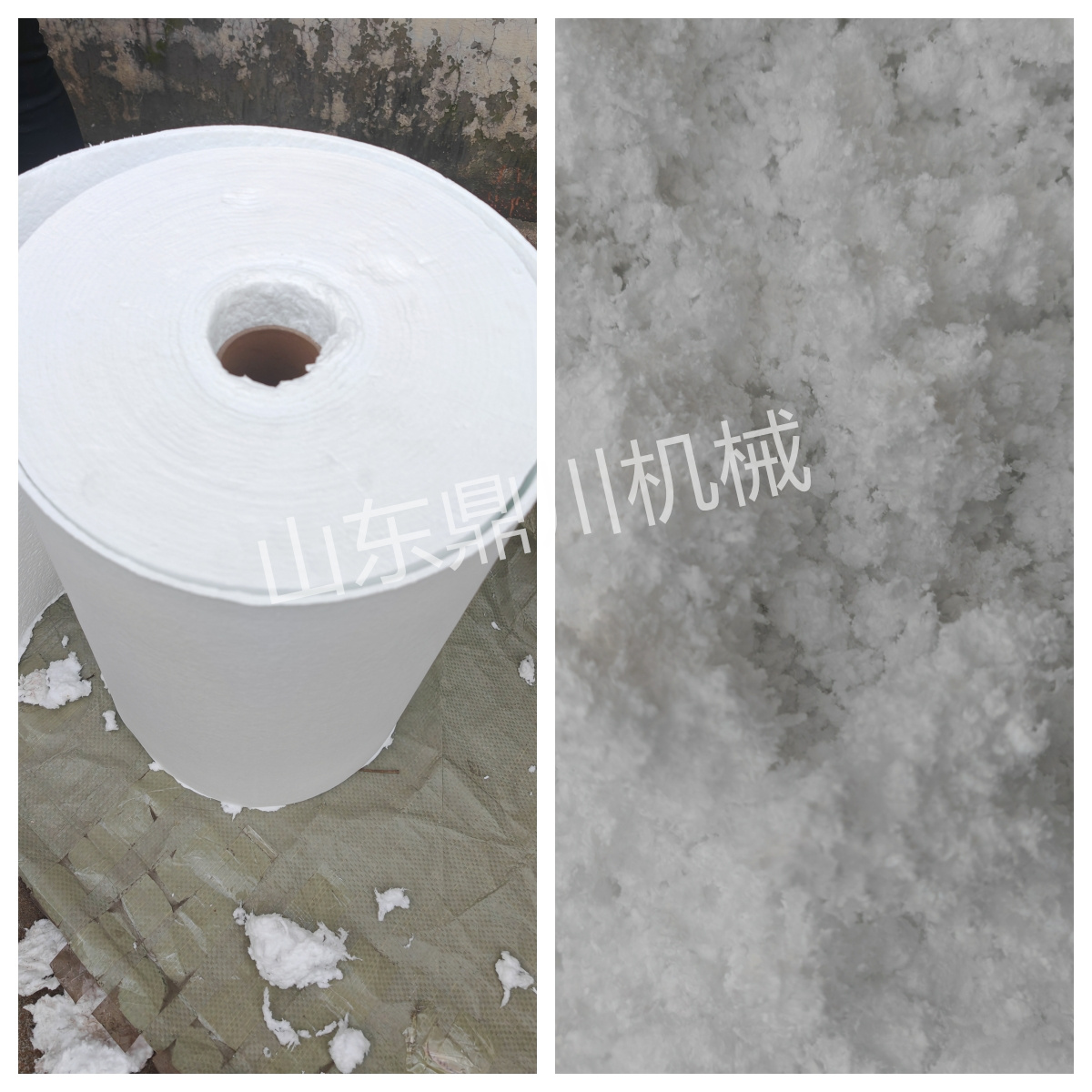 玻璃纖維板粉碎效果